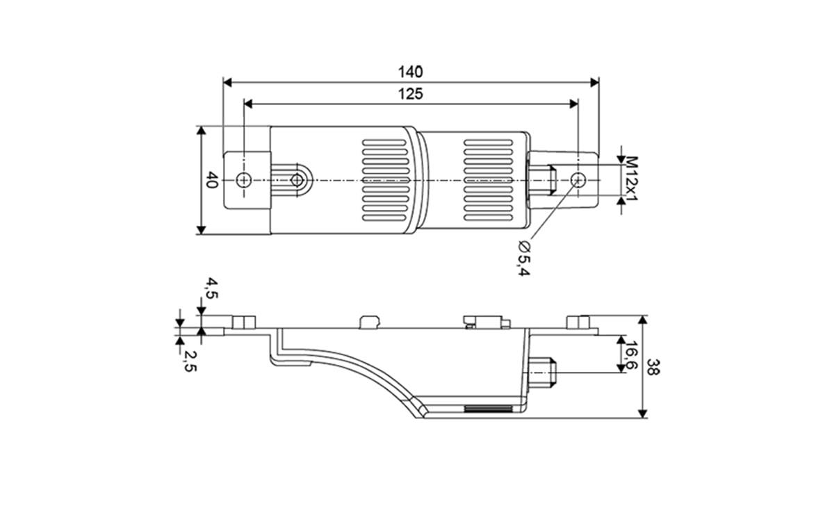 Temperatur- & Feuchtesensor (Luft) - M12,Kontakte vergoldet,4-Polig - AH001 - autosen-1