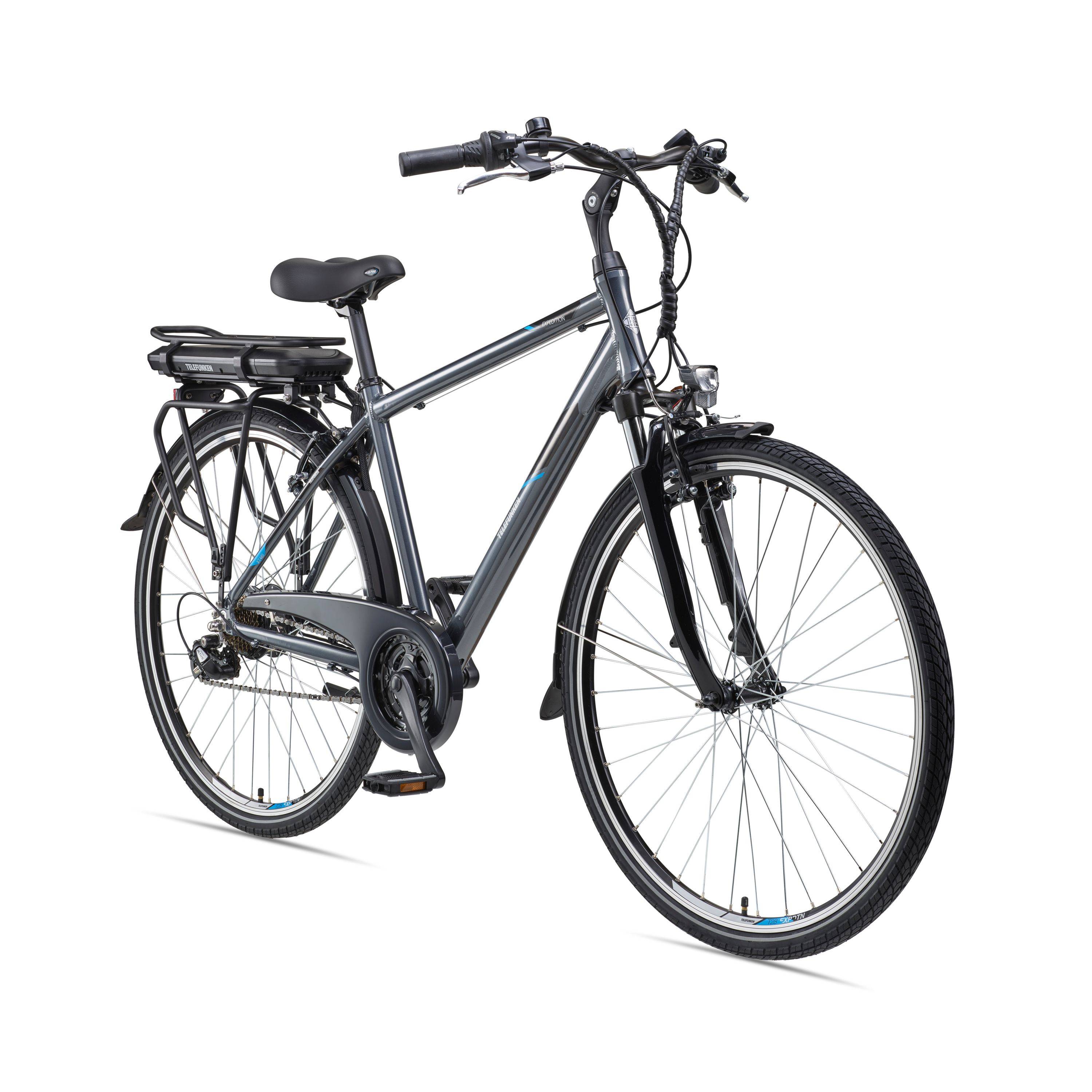 Telefunken E-Bike XT481 mit 21-Gang Shimano Kettenschaltung - Hinterrad-Motor 250W 10Ah, 36V Akku-0