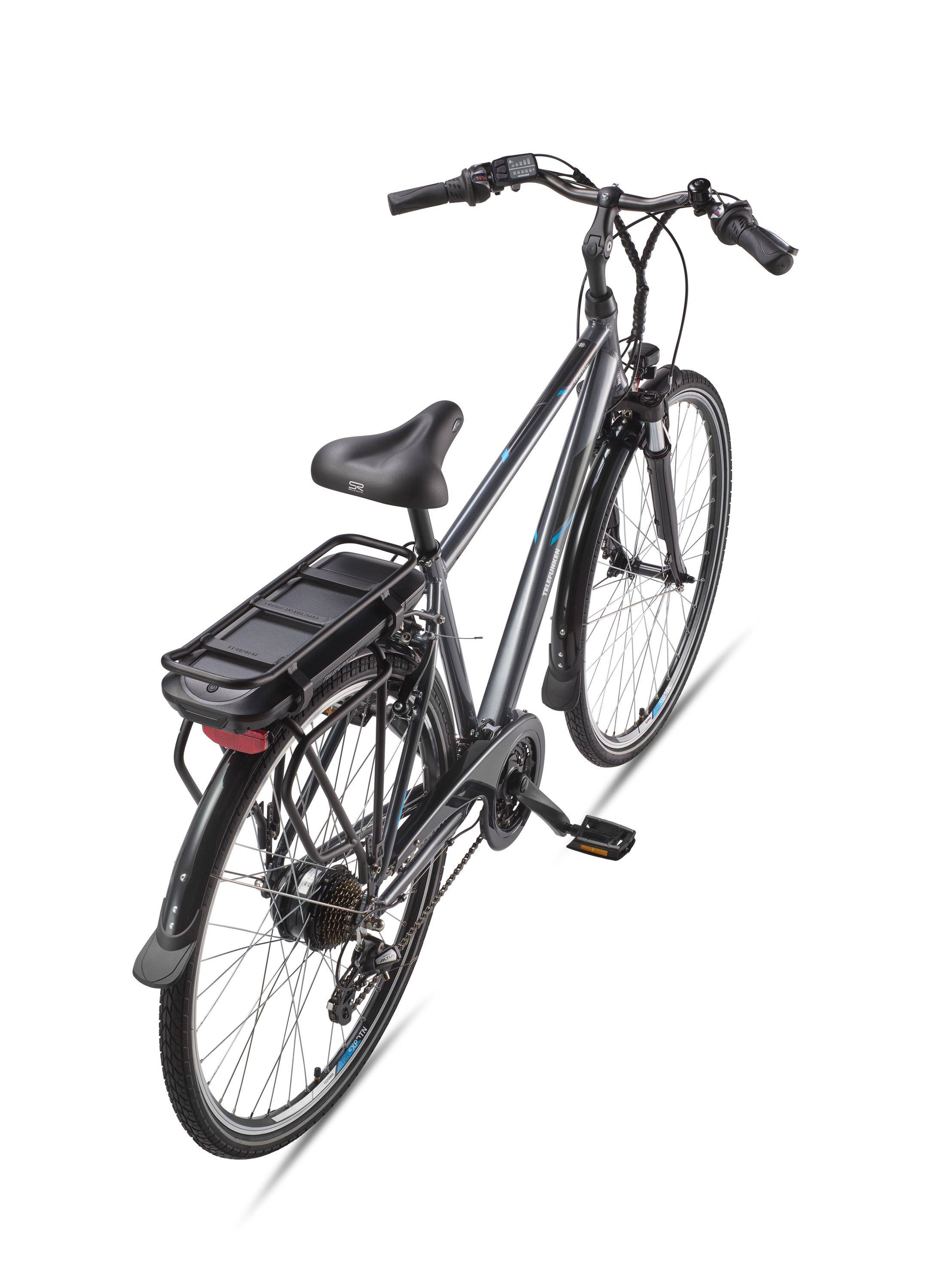 Telefunken E-Bike XT481 mit 21-Gang Shimano Kettenschaltung - Hinterrad-Motor 250W 10Ah, 36V Akku-2