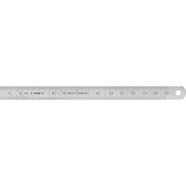 Stahlmaßstab 150 mm x 13 mm x 0,5 mm