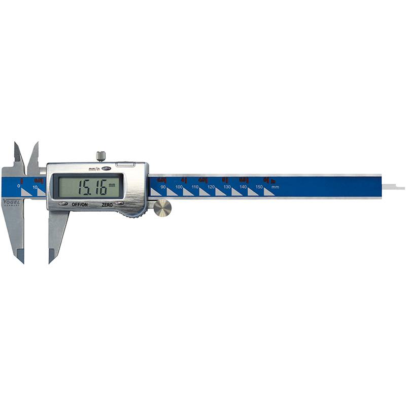 Digital Messschieber DIN 862, Datenausgang Mini-USB, 150 mm / 6 inch