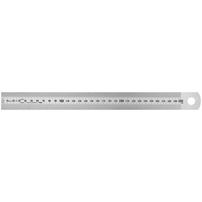 Stahlmaßstab 300 mm x 30 mm x 1,0 mm-0