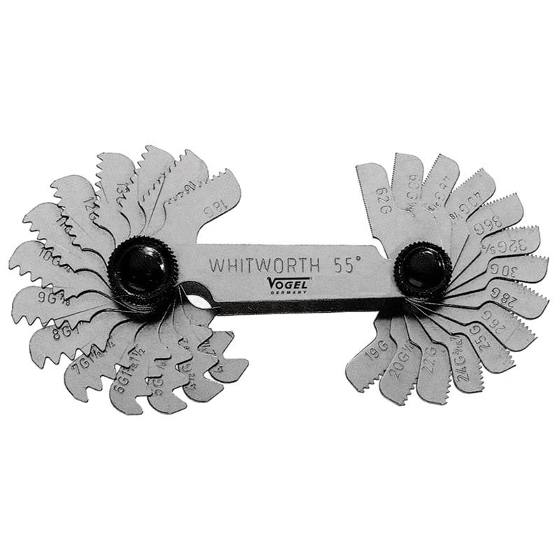 Gewindeschablone, 0.25 - 6.00 mm, 24 Blätter-0