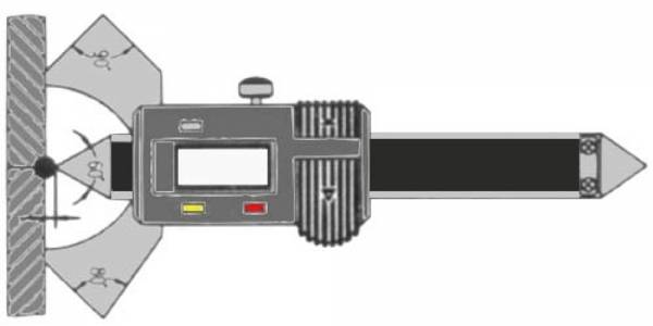 Digital-Schweißnahtlehre, mit Datenausgang RS 232 C, 0 - 20 mm / 0 - 0.8 inch-1