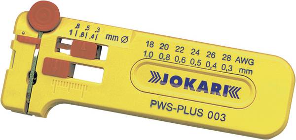Jokari 40026 PWS-PLUS 003 Drahtabisolierer Geeignet für PVC-Drähte, PTFE-Drähte 0.3 bis 0.1 mm PVC
