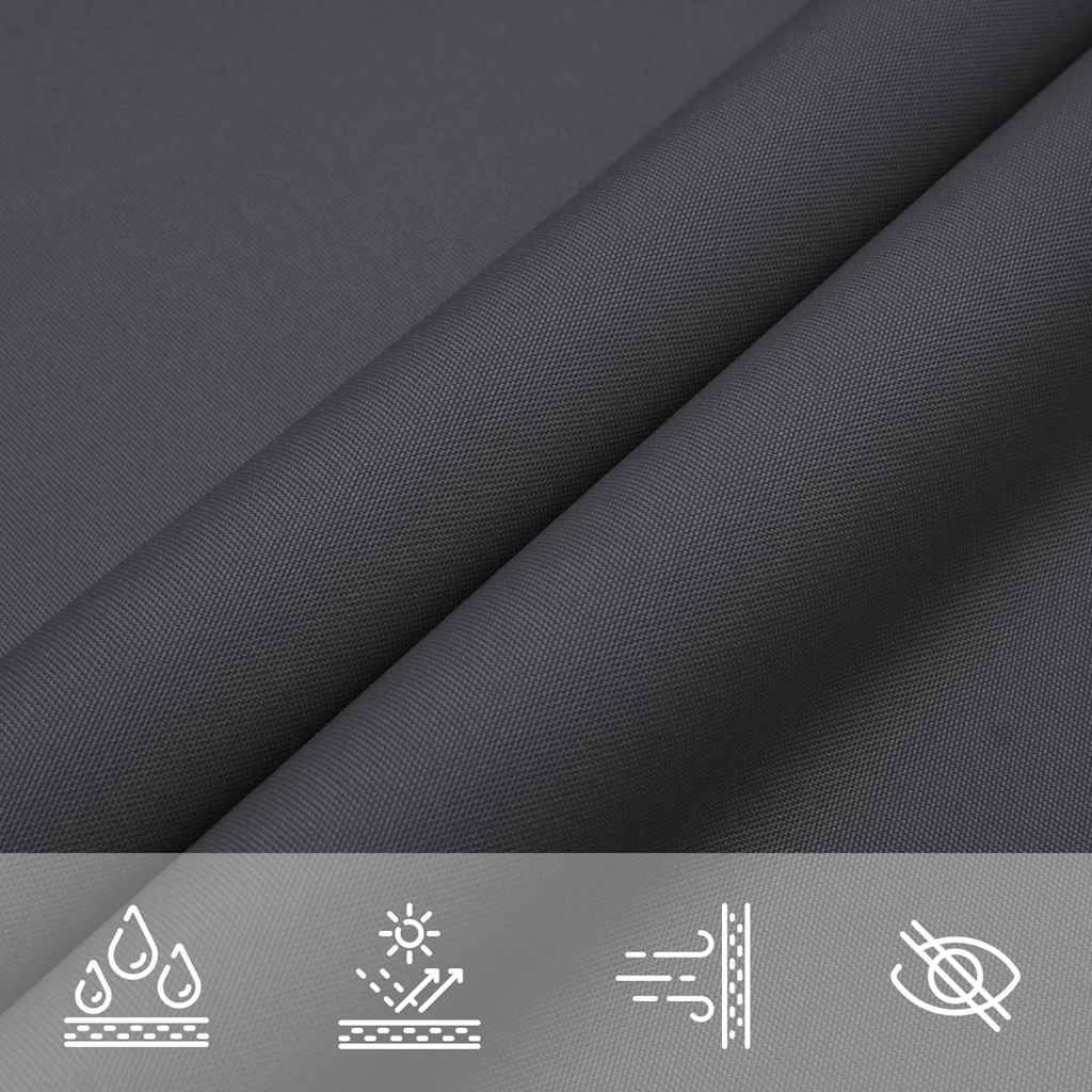 vidaXL Sonnensegel Oxford-Gewebe Rechteckig 2x4,5 m Anthrazit-3