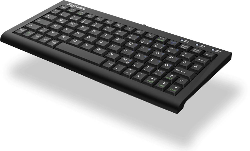 ACK-3401U (UK) Super-Mini-Tastatur, SoftSkin, USB, schwarz-0