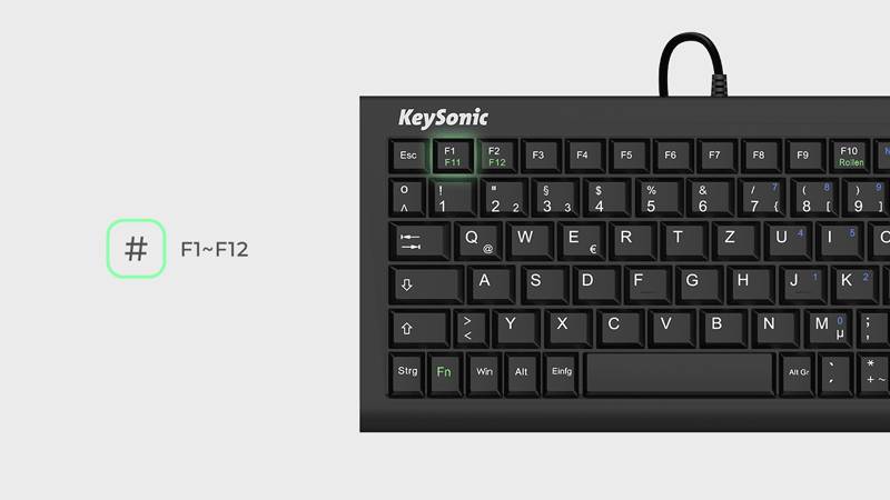 ACK-3401U (UK) Super-Mini-Tastatur, SoftSkin, USB, schwarz-2