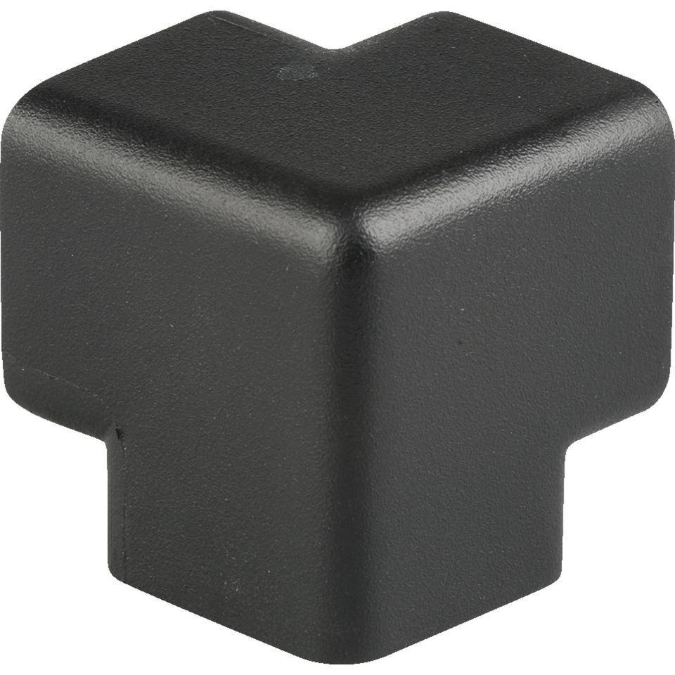 Knuffi Schutzecke Typ H, dreidimensional, selbstklebend, schwarz, PU-Schaum-0