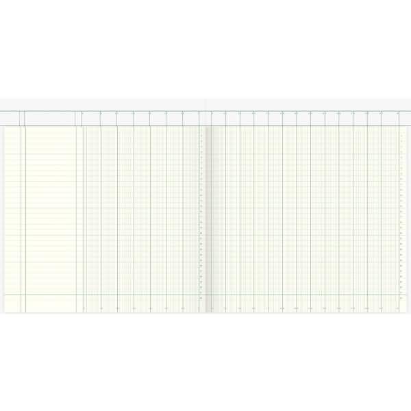 Spaltenbuch 27,7x29,7cm mit Kopfleiste 20 Spalten 40 Blatt hellblau-1