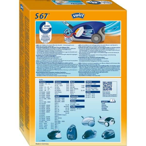 Staubsaugerbeutel EcoPor Siemens/Bosch 4 St./Pack.-1
