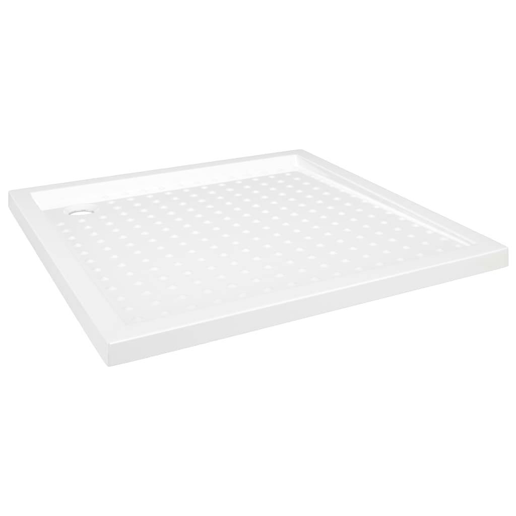 vidaXL Duschwanne Anti-Rutsch Weiß 90x90x4 cm ABS-0