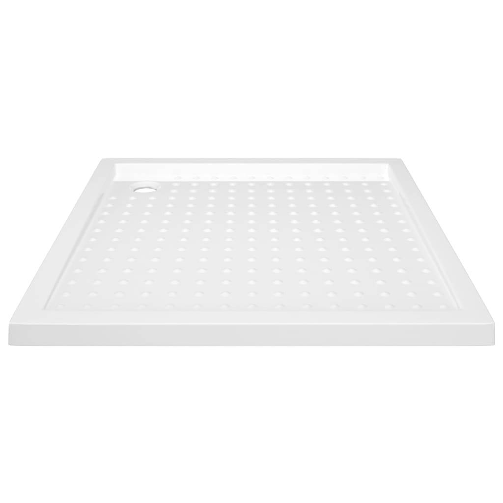 vidaXL Duschwanne Anti-Rutsch Weiß 90x90x4 cm ABS-2