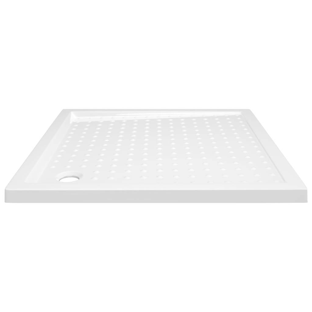 vidaXL Duschwanne Anti-Rutsch Weiß 90x90x4 cm ABS-3