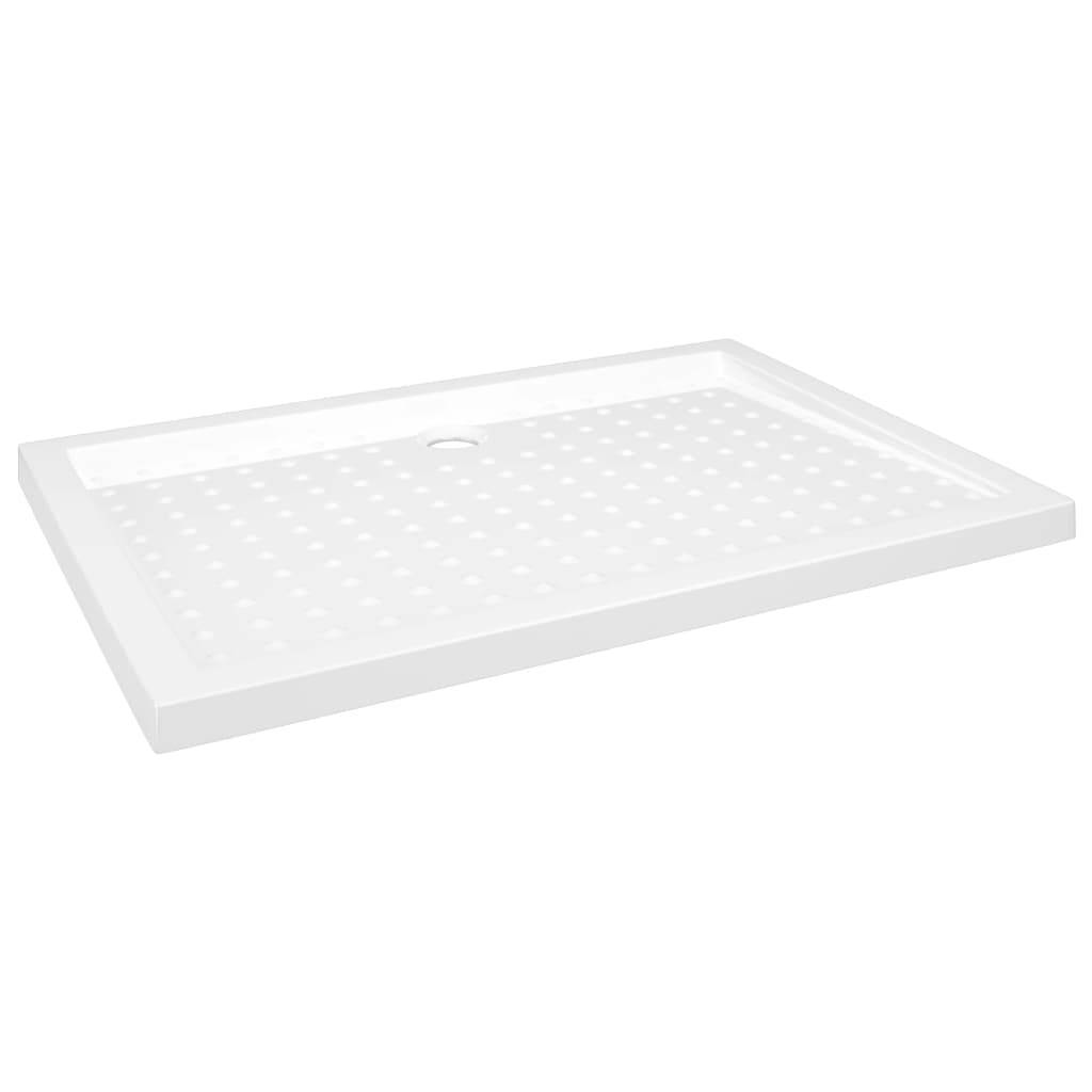Duschwanne Anti-Rutsch Weiß 70x100x4 cm ABS-0