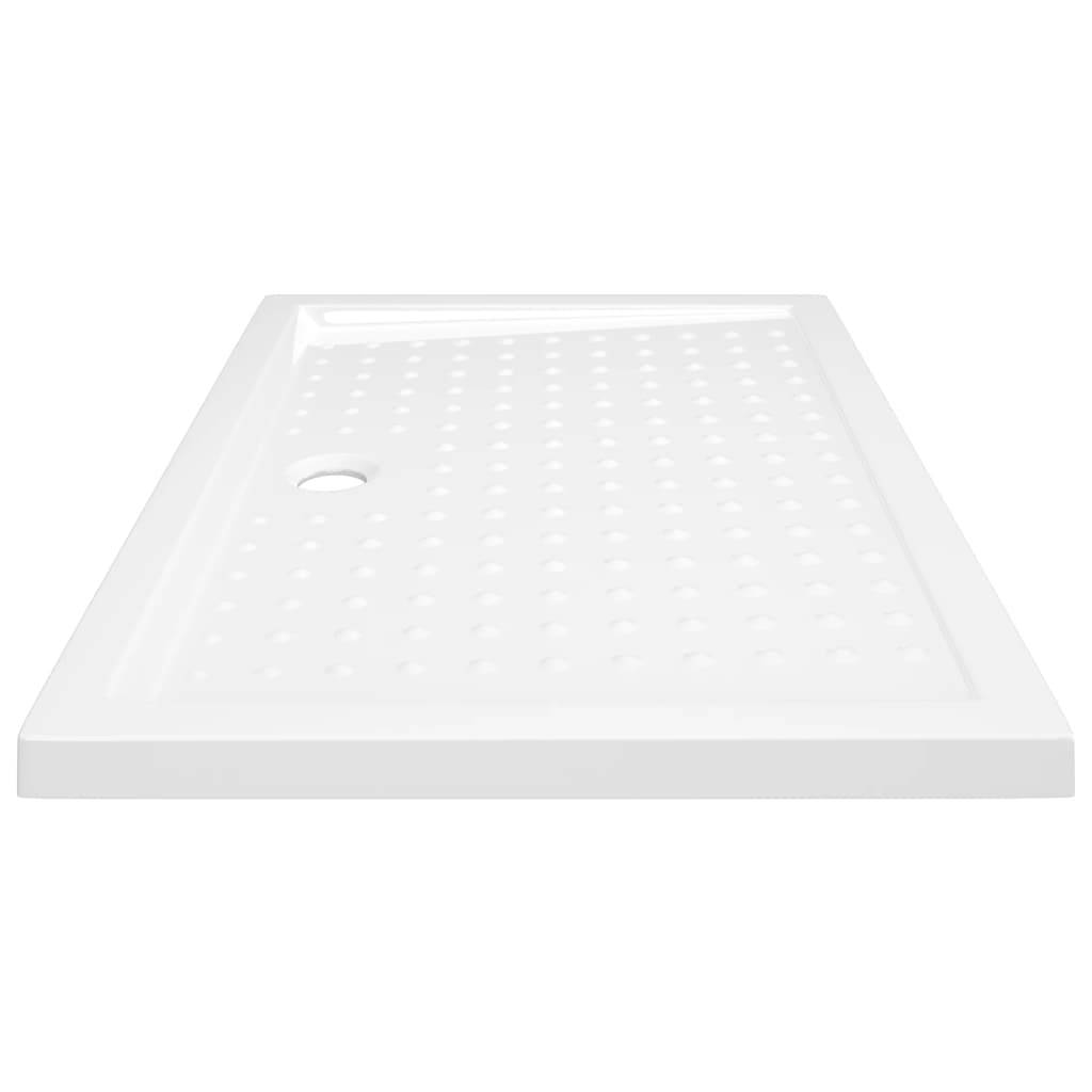 Duschwanne Anti-Rutsch Weiß 70x100x4 cm ABS-3