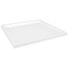 Duschwanne Anti-Rutsch Weiß 80x80x4 cm ABS