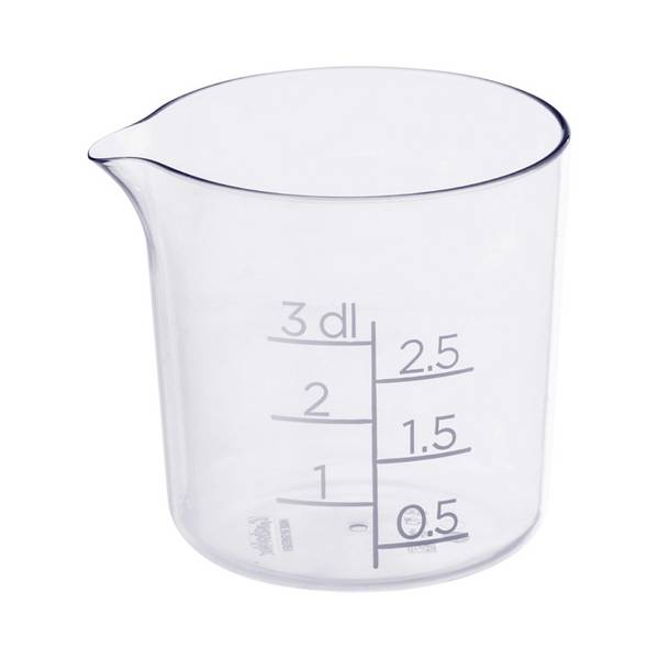 GastroMax Messbecher, 0,3 Liter, transparent