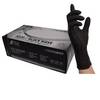 NITRAS BLACK WAVE, Nitril-Einmalhandschuhe, schwarz, EN 455, Box à 100 Stück