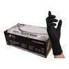 NITRAS BLACK WAVE, Nitril-Einmalhandschuhe, schwarz, EN 455, Box à 100 Stück