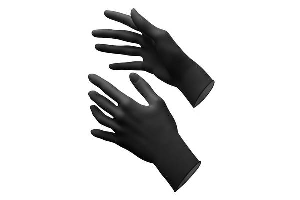 Akzenta Nitril Style | Größe L | Farbe Schwarz | 10 Packungen