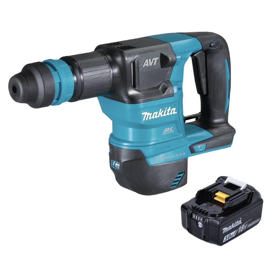 Makita DHK 180 F1 Akku Meißelhammer 18 V 3,1 J SDS Plus Brushless + 1x Akku 3,0 Ah - ohne Ladegerät-3