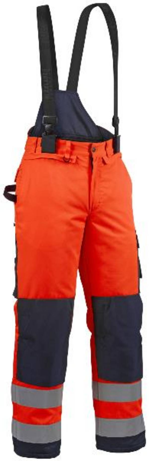 631188519775389D88,BLAKLADER High Vis Winter Latzhose Orange/Marineblau D88
