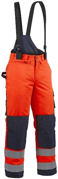 631188519775389D88,BLAKLADER High Vis Winter Latzhose Orange/Marineblau D88-0