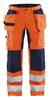 BLAKLÄDER Warnschutzbundhose 1552 HighVis orange/marine Gr.C156 Arbeitshose