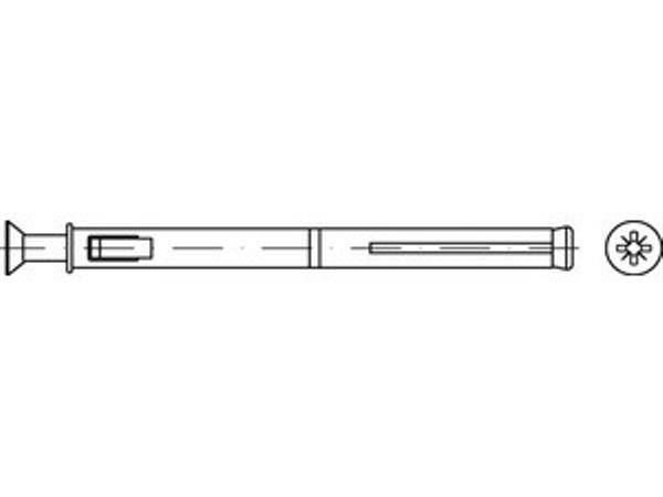 Fischer Deutschl. Metallrahmendübel F 10 M 152 mm, 170 mm-1