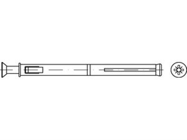 Fischer Deutschl. Metallrahmendübel F 10 M 152 mm, 170 mm