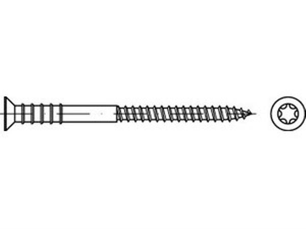 501R88515 6X120 GAL VZ,Juss Fischer-Justierschrauben aus Stahl, 6x120/T25