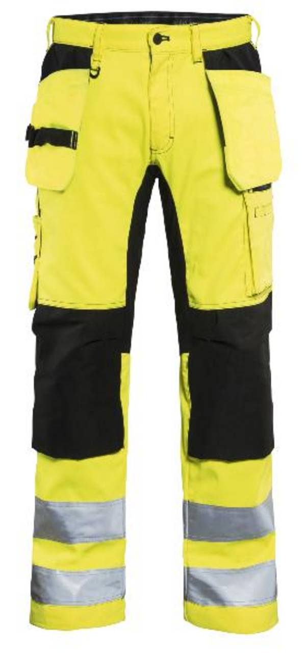 BLAKLÄDER Warnschutzbundhose 1552 HighVis gelb/schwarz Gr.D116 Arbeitshose