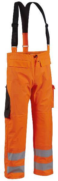 unisex Warnschutz-Latzhose 1302 orange Groesse XS-0
