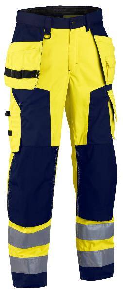 unisex Warnschutzhose 1568 gelb marine Groesse 50-0