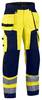 unisex Warnschutzhose 1568 gelb marine Groesse 50
