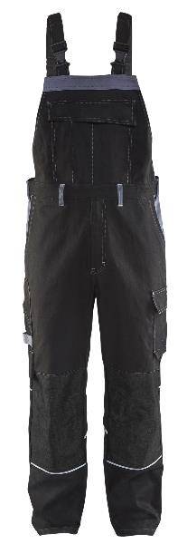 BLAKLÄDER Flammschutzlatzhose 2861 schwarz/grau Gr.D120-0