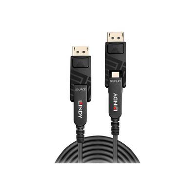 Lindy DisplayPort-Kabelsatz - DisplayPort 1.4 - 50 m - rund, unterstützt 8K UHD