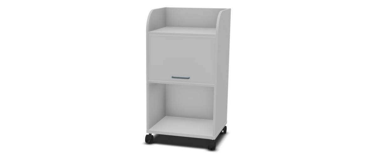 Caddy,HxBxT 1030x550x470mm,2 Ebene(n),1 Schränke,MP-hellgrau