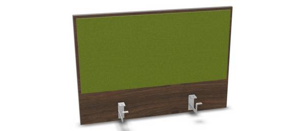 Aufsatz-Paneel,f. Schreibtisch,Anbau hinten,B 800mm,Holz pinnbar,NV Braun Hickory,BN7048-grün