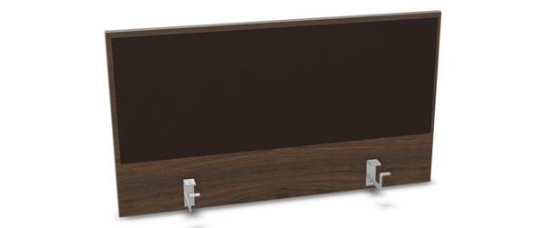 Aufsatz-Paneel,f. Schreibtisch,Anbau hinten,B 1000mm,Holz pinnbar,NV Braun Hickory,BN2036-braun