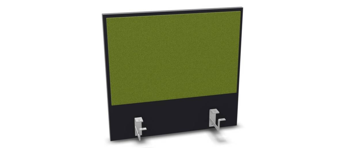 Aufsatz-Paneel,f. Schreibtisch,Anbau hinten,B 600mm,Holz pinnbar,CC-schwarz,BN7048-grün-5