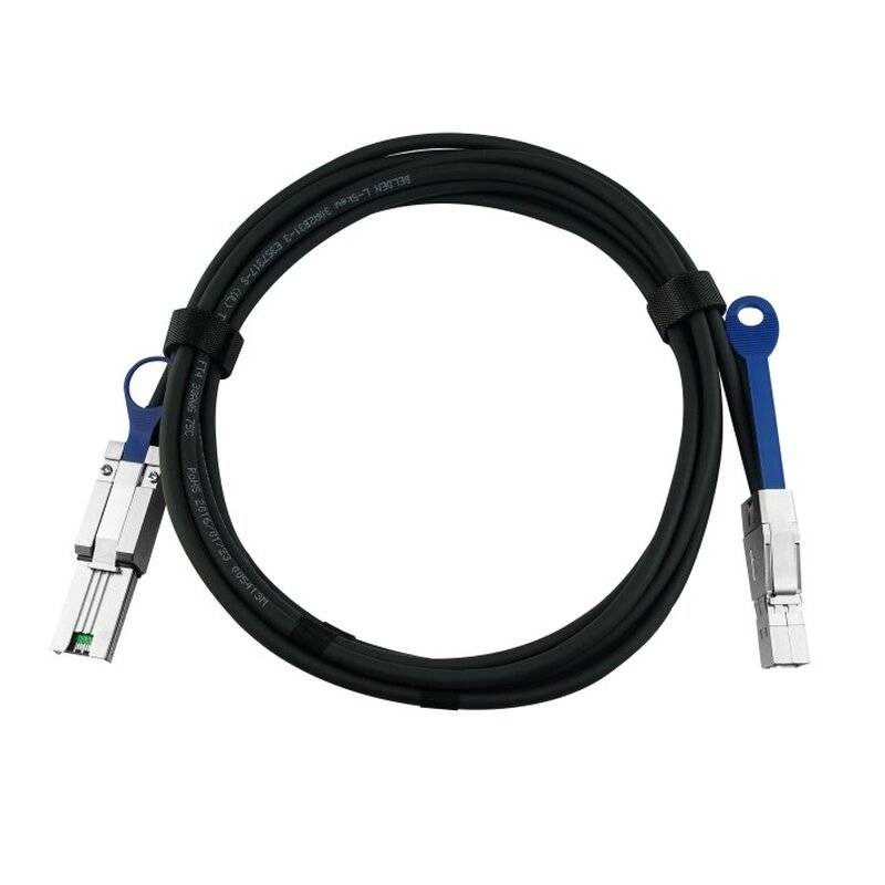 Broadcom LSI CBL-SFF8644-8088-50M kompatibles BlueLAN MiniSAS Kabel 5 Meter BL464801GN5M26-0