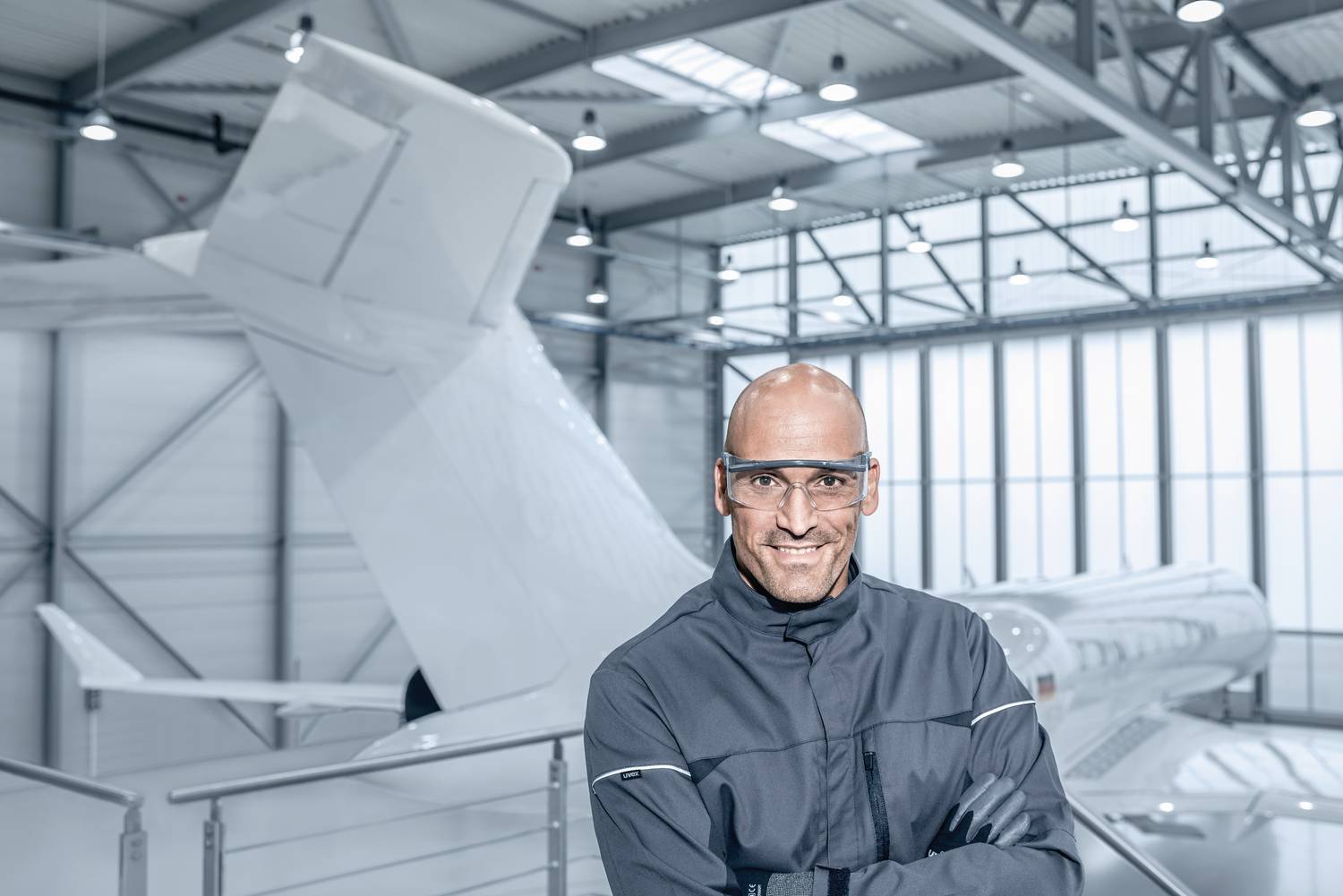 Uvex Pheos Supravision Excellence Schutzbrille - Transparent/Grau-Hellgrau-2