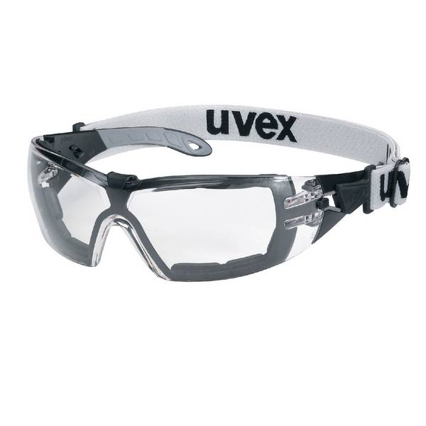Uvex Skylite Schutzbrille - Kratzfest und Chemikalienbeständig - Blau/Transparent