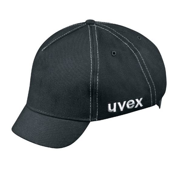 Uvex U-Cap Sport Mesh Anstoßkappe - Kurzer Schirm - Schwarz - 55-59 cm
