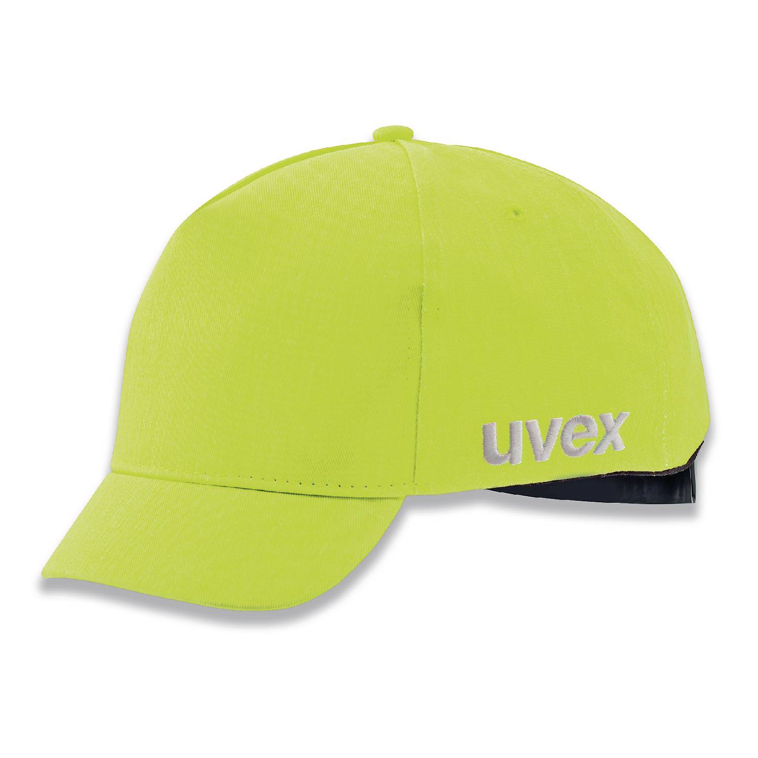 Uvex U-Cap Sport Hi-Viz Anstoßkappe - Kurzer Schirm - Warngelb - 60-63 cm