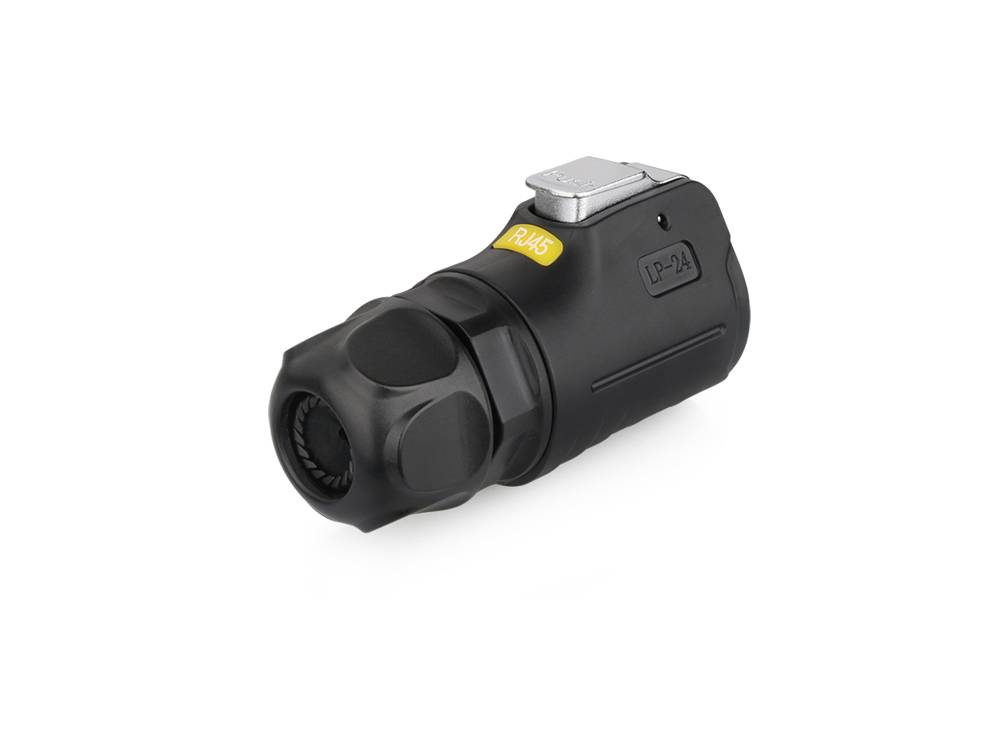 Good Connections® Industrie-Steckverbinder S1 - Unbestückter Stecker mit Klick-Arretierung, Aussparung für RJ45 Stecker-1