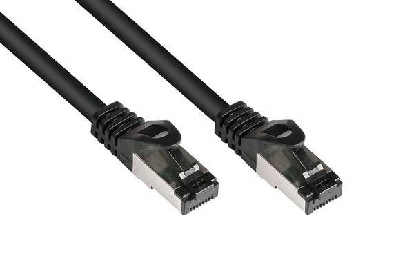 kabelmeister® INDUSTRIE-Patchkabel SmartFLEX, Cat.6A, PUR-Mantel, öl-/UV-beständig, schwarz, 0,5m