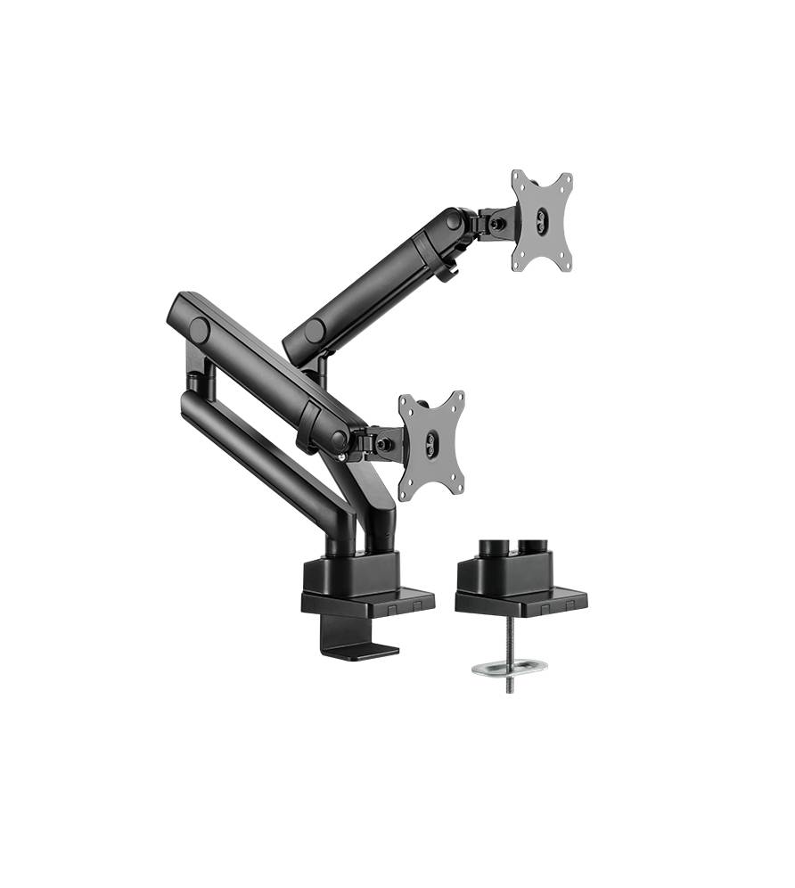 IB-MS314-T, Monitorständer mit Tischhalterung für zwei Monitore bis zu 32’’ (81 cm)-1